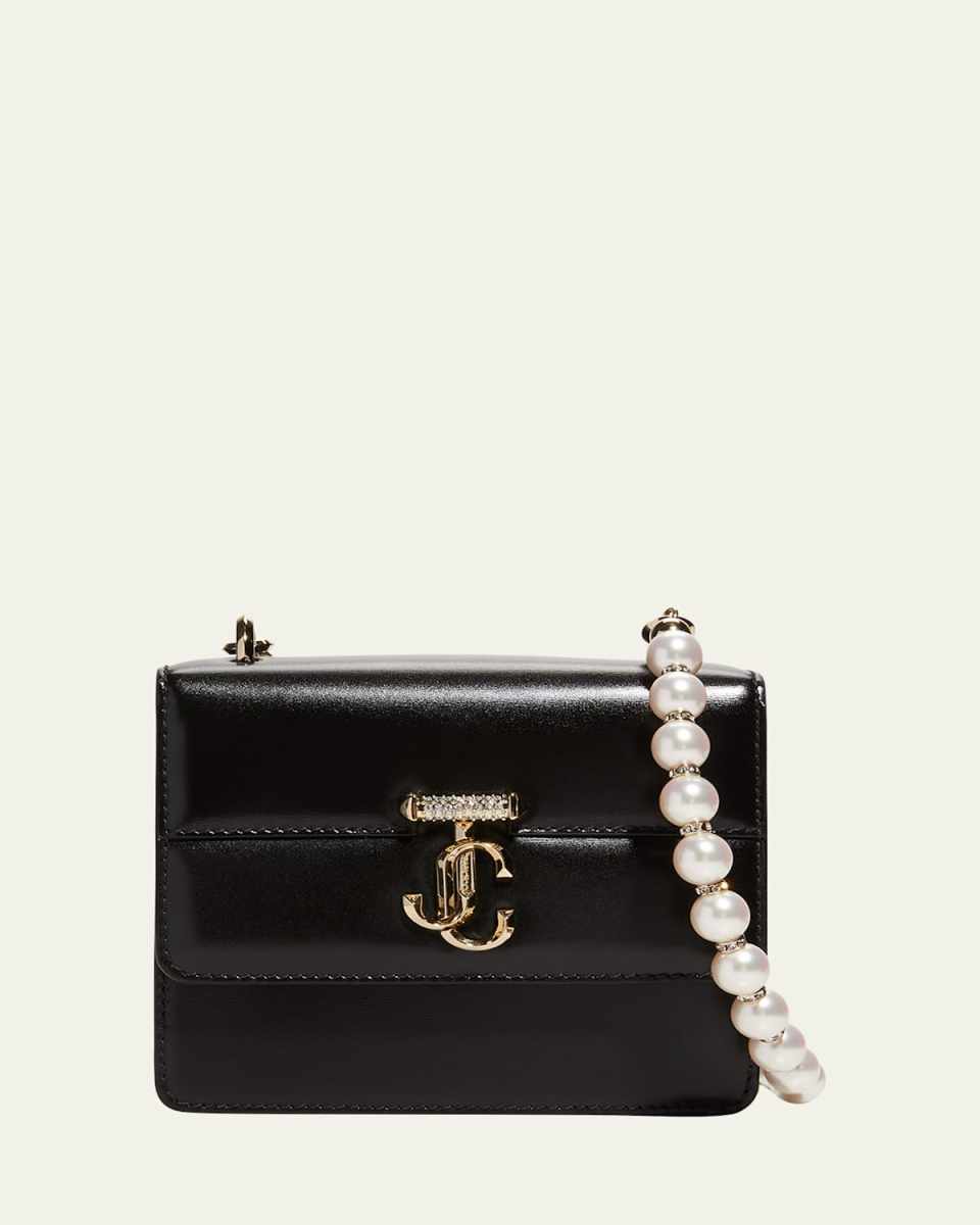 Varenne XS Pearly Flap Leather Shoulder Bag