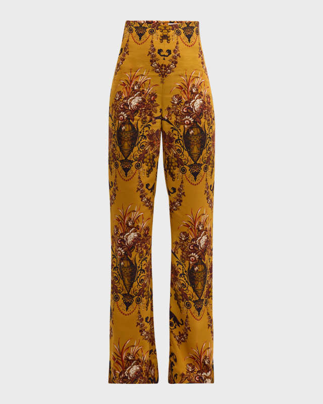 Pisa Printed Flare Pants