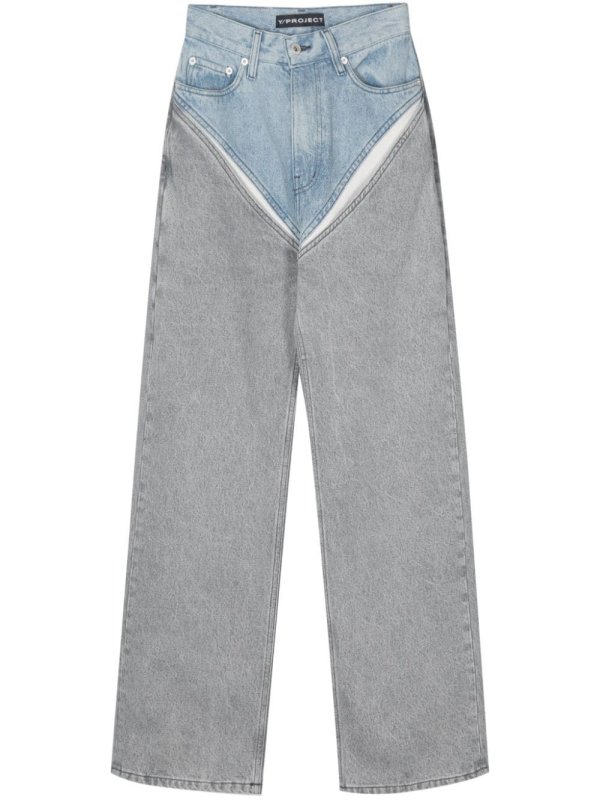 cut-out detailing jeans