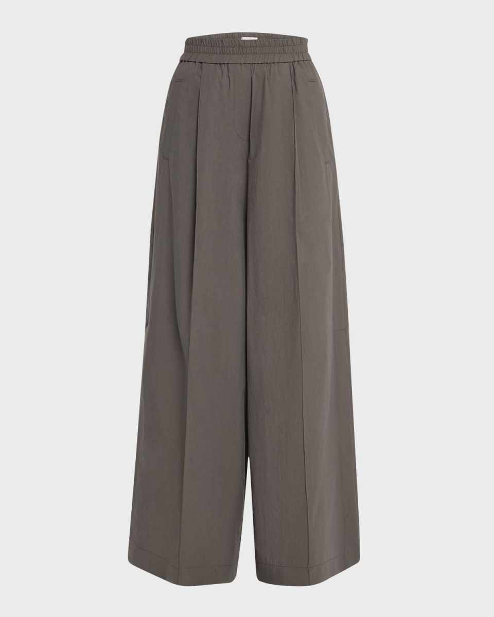 Crinkle Wide Leg Pants