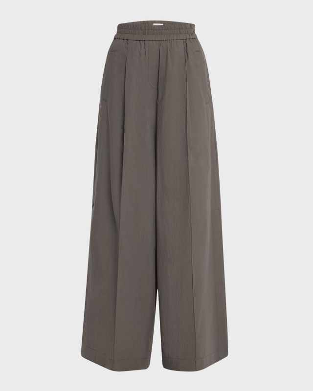 Crinkle Wide Leg Pants