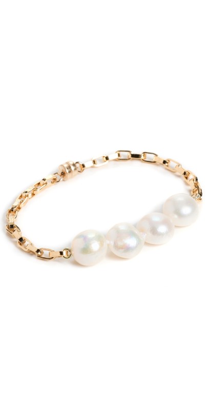 Galley Los Angeles Pearl Chunk Bracelet Pearl
