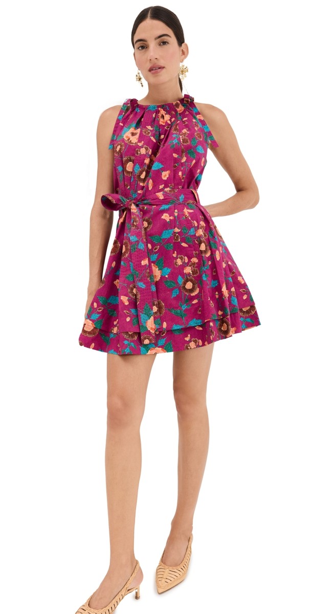 Ulla Johnson Brienne Dress Ruby Flora