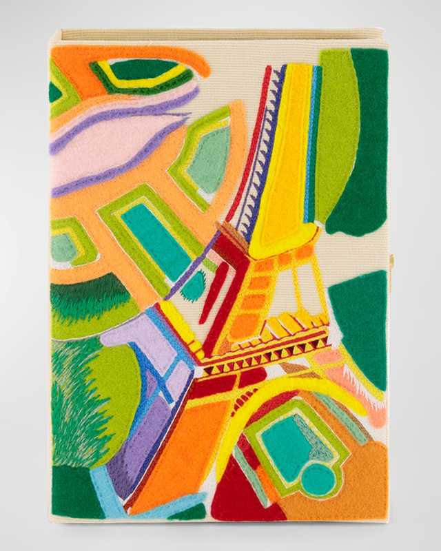 Robert Delaunay's Eiffel Tower Book Clutch Bag