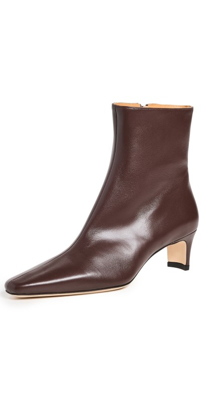STAUD Wally Ankle Boots Espresso