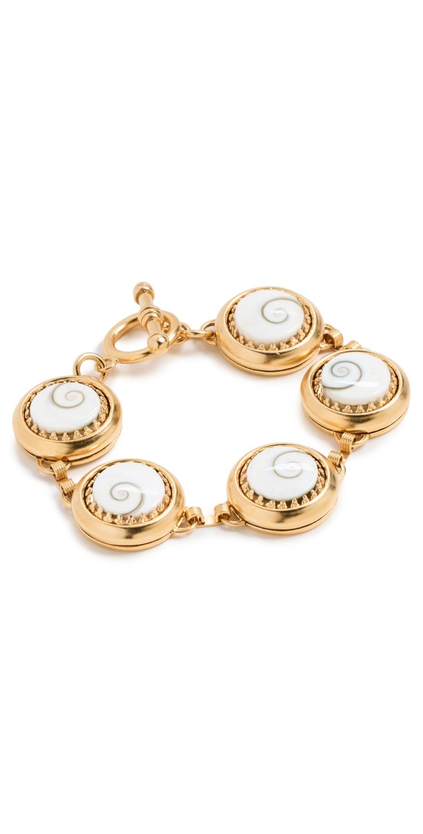 Brinker + Eliza Surfer's Paradise Bubble Bracelet Gold