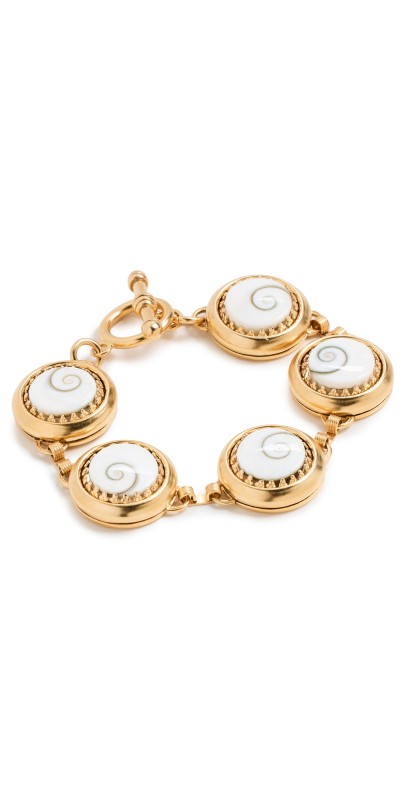 Brinker + Eliza Surfer's Paradise Bubble Bracelet Gold