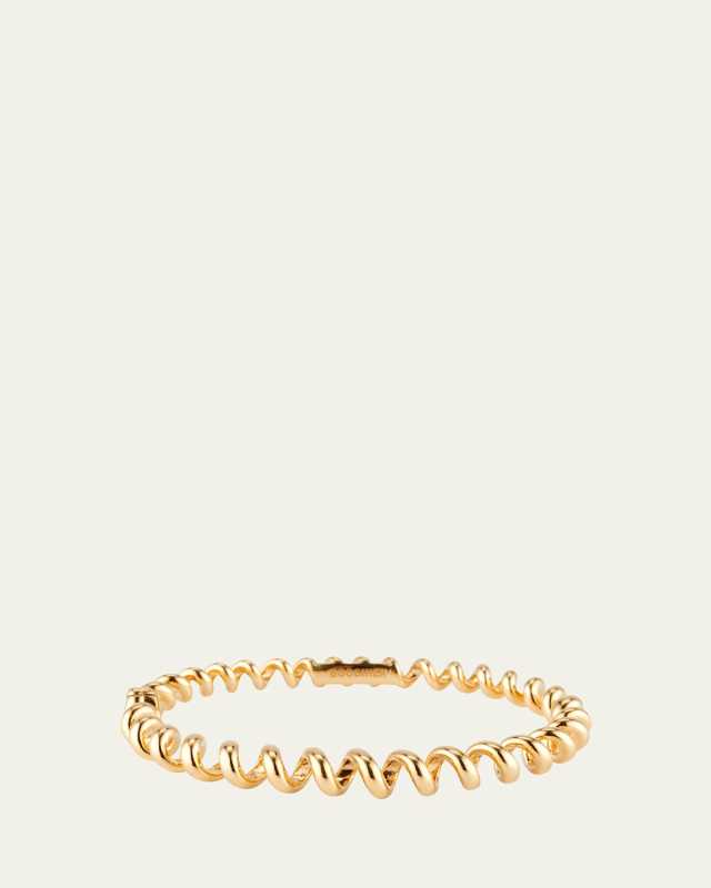 18K Yellow Gold Slinkee Bangle