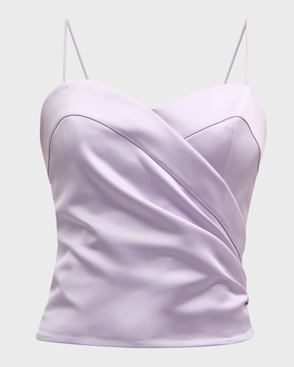 Trish Pleated Sweetheart Blous