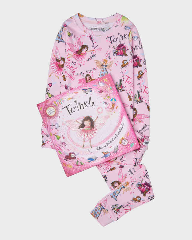 Kid's Twinkle 2-Piece Pajama & Book Gift Set, Size 2-7