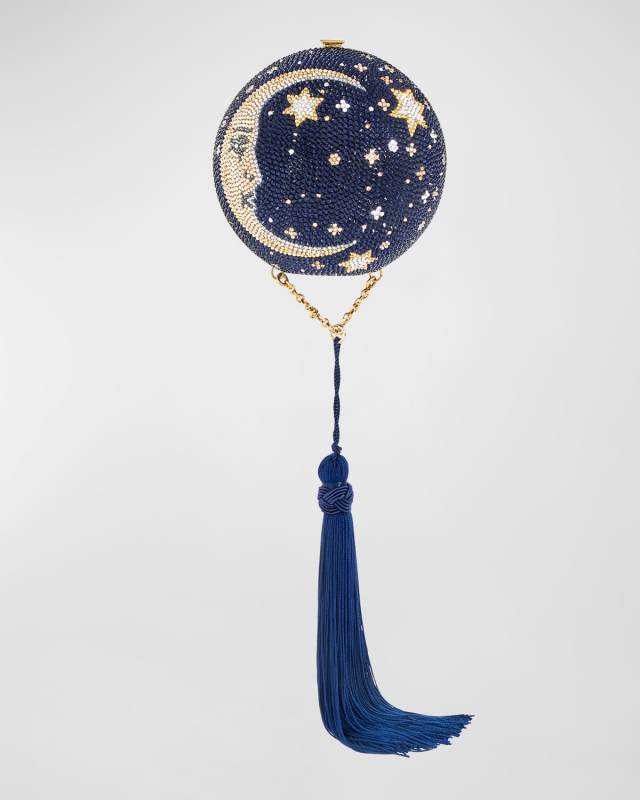 Man on the Moon Crystal Sphere Minaudiere