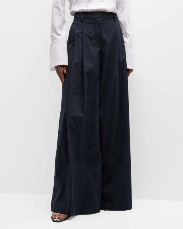 New Didi Pleated Wide-Leg Pants