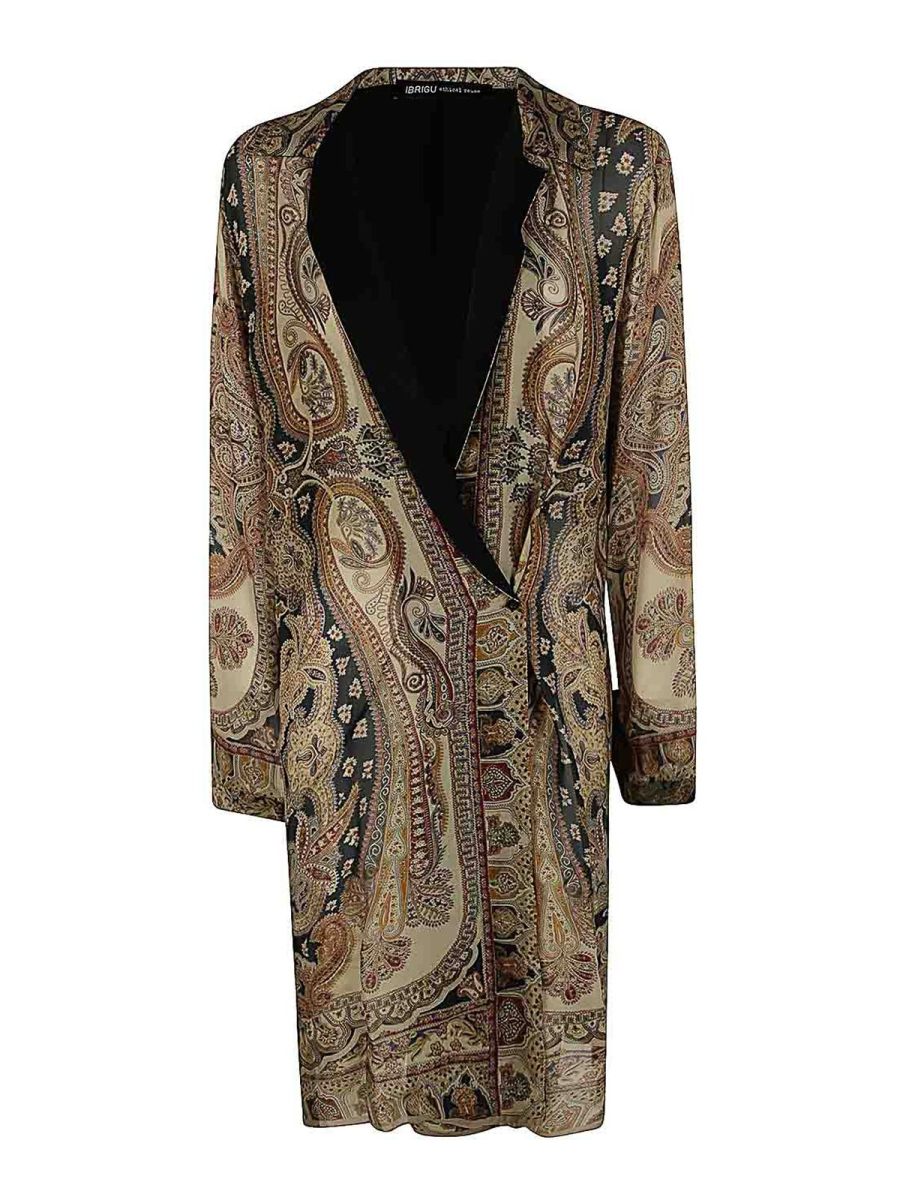 Ibrigu Robe Au Genou - Multicolore