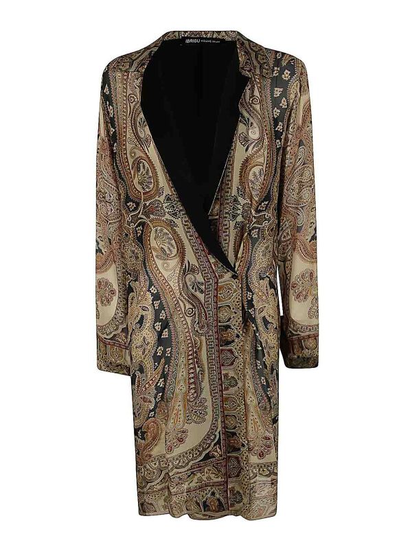 Ibrigu Robe Au Genou - Multicolore