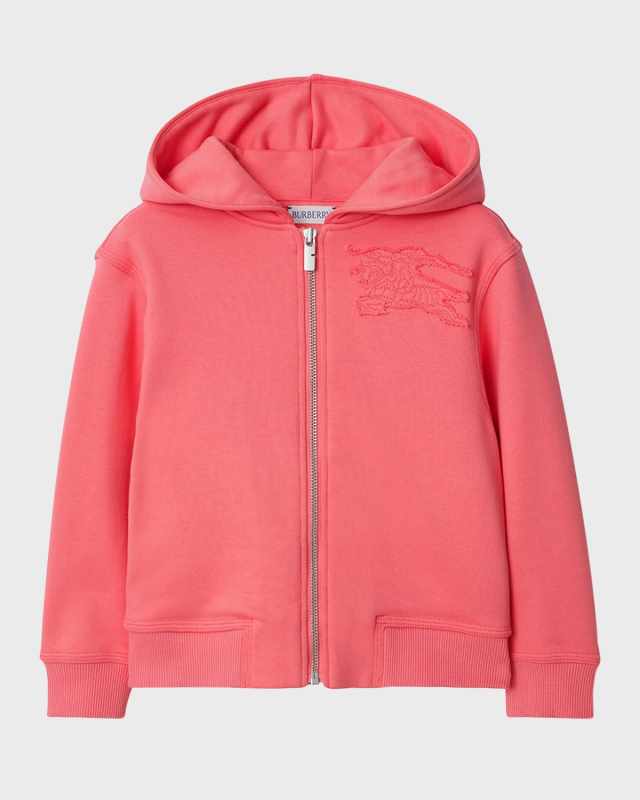 Girl's Clyde Equestrian Knight Design Hoodie, Size 3-14