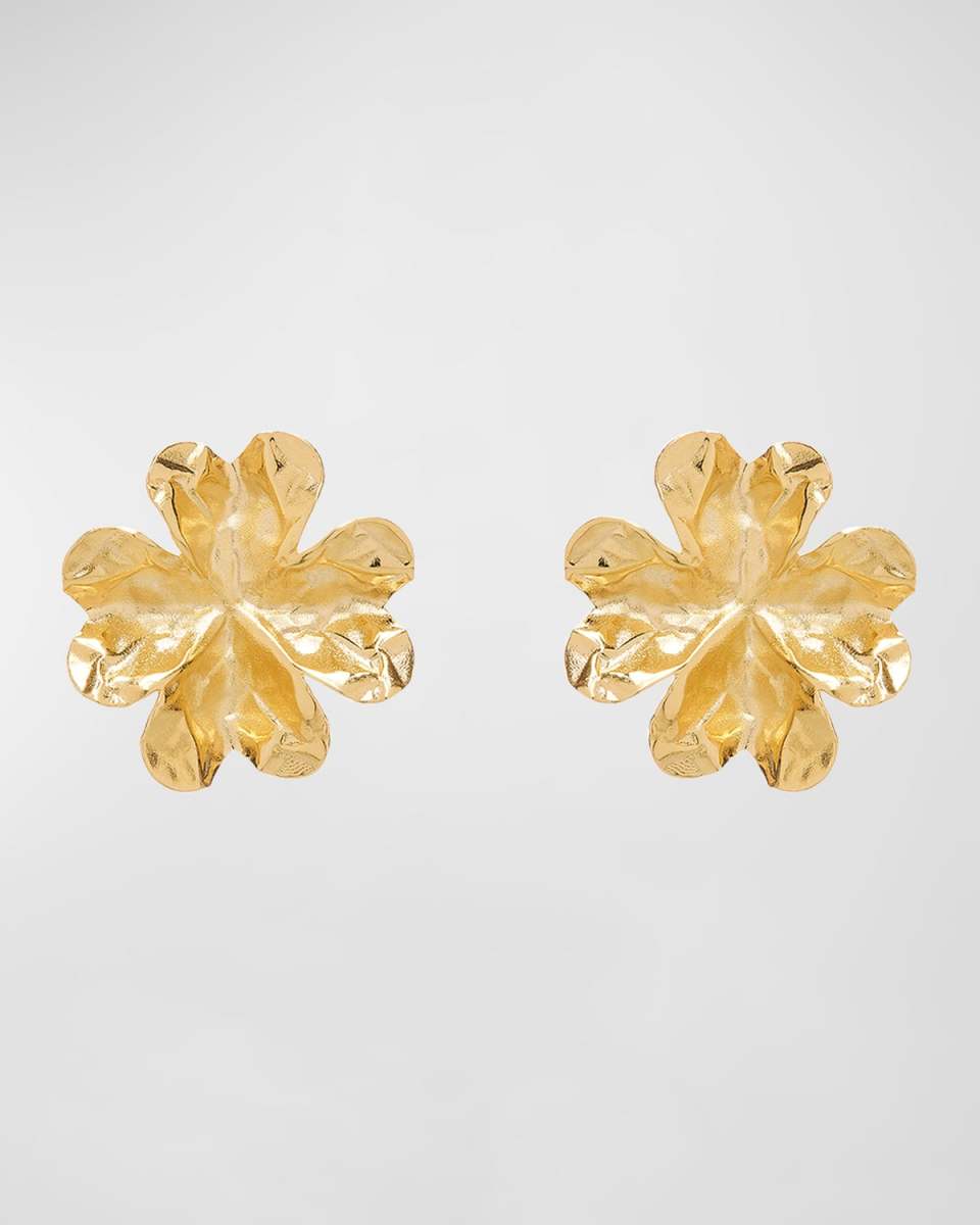 Crushed Clover Earrings