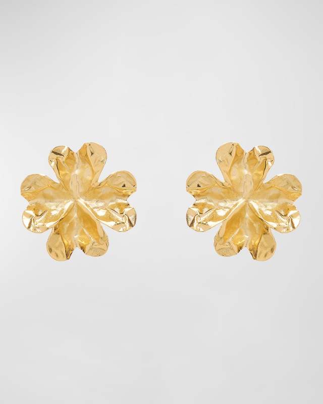 Crushed Clover Earrings