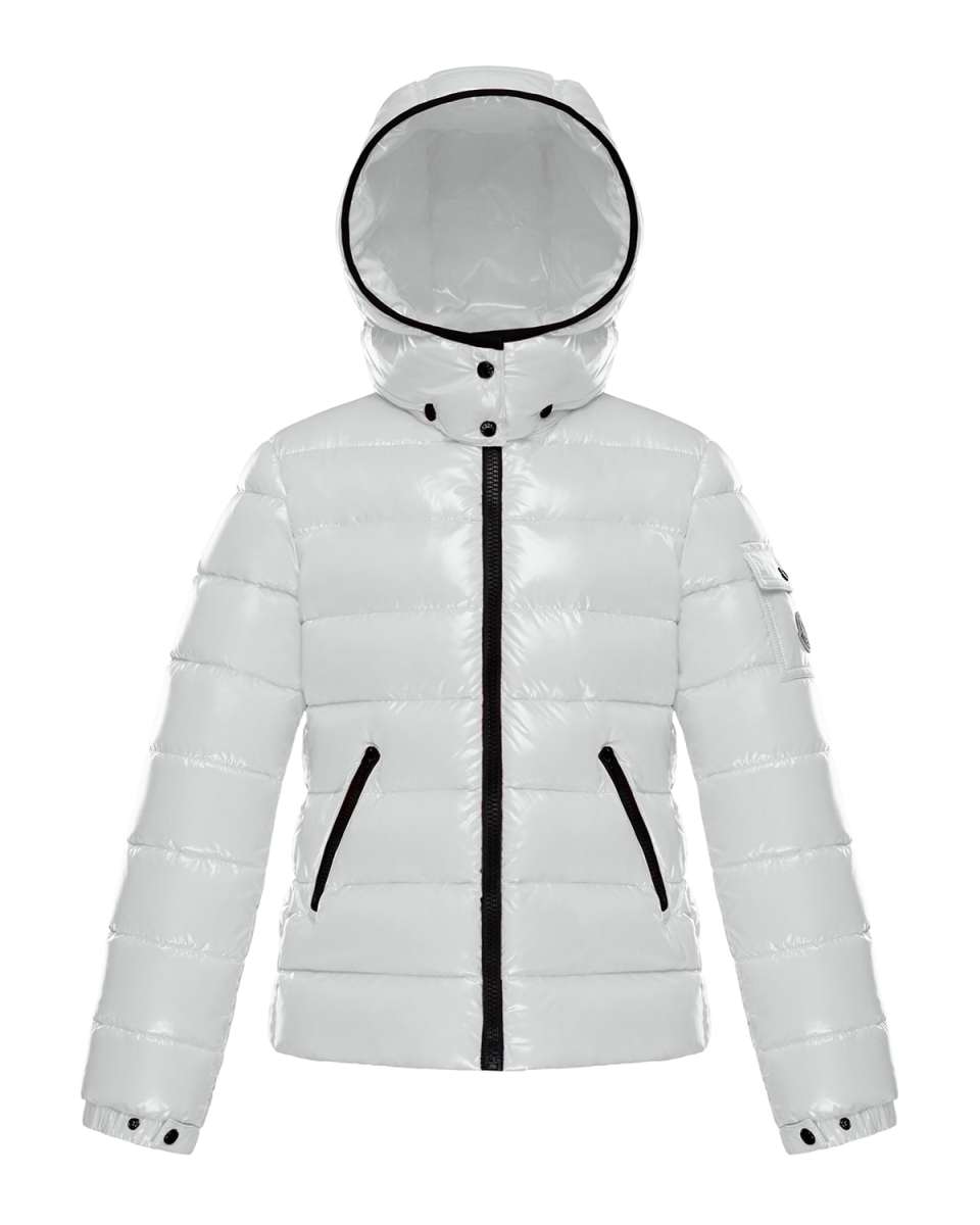 Girl's Bady Quilted Logo Jacket, Size 8-14
