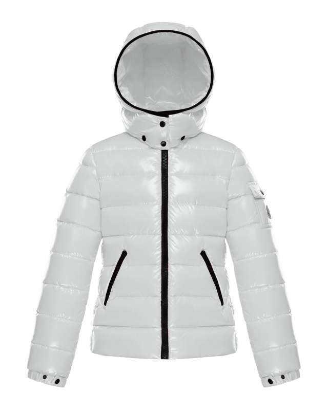 Girl's Bady Quilted Logo Jacket, Size 8-14