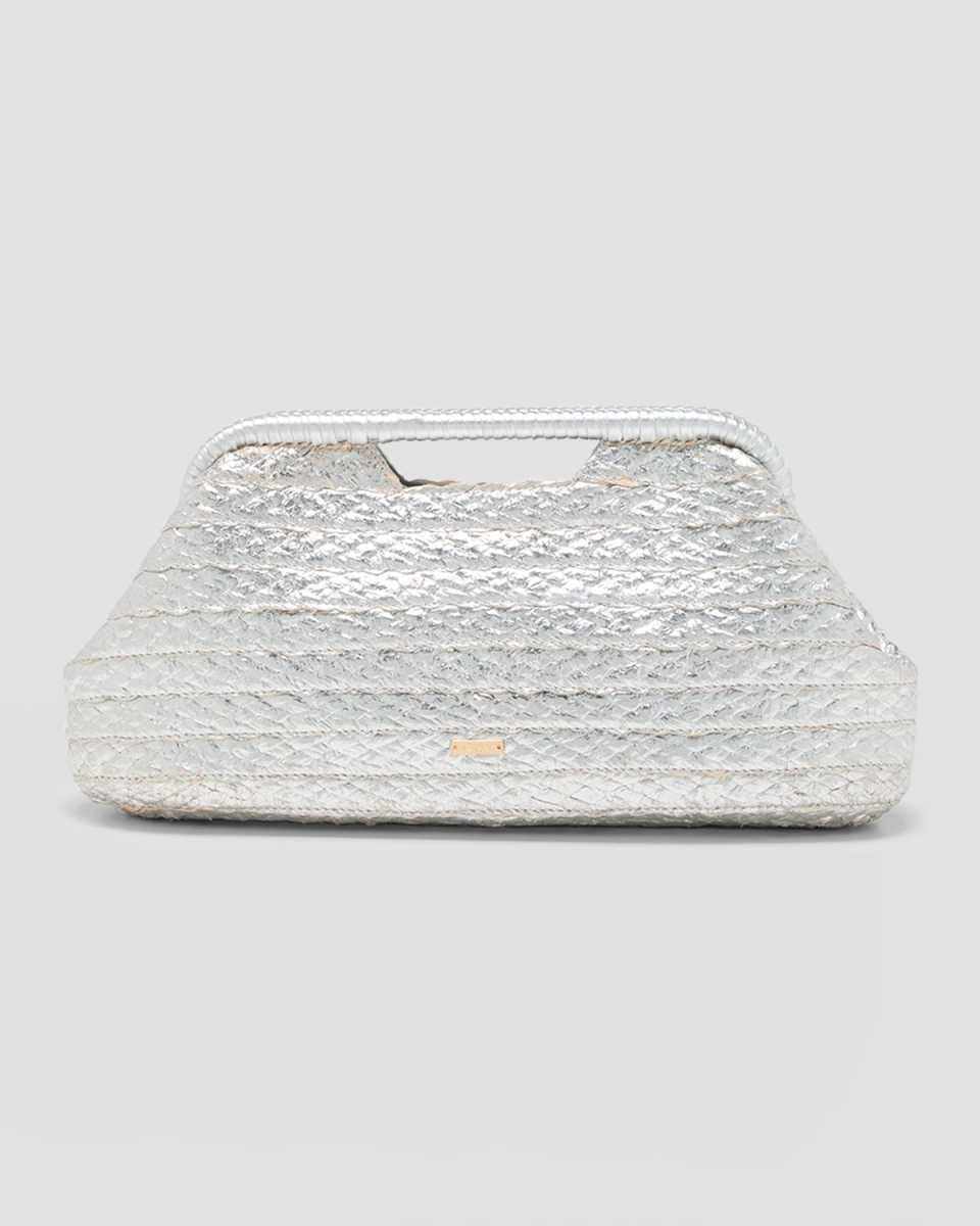 Aurora Large Metallic Clutch Bag