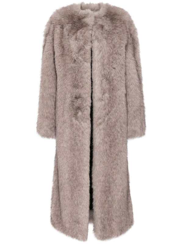 faux-fur coat