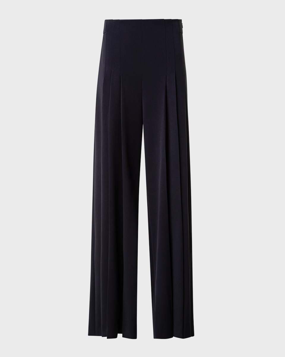 Miyuki Pleated Wide-Leg Trousers