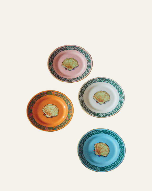 Il Viaggio di Nettuno Bread Plates, Set of Four