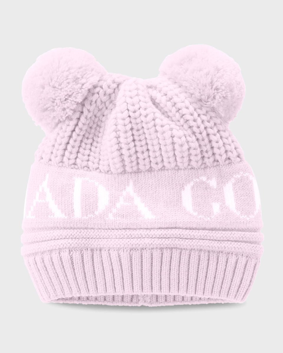 Kid's Double Pompom Beanie Hat, Baby