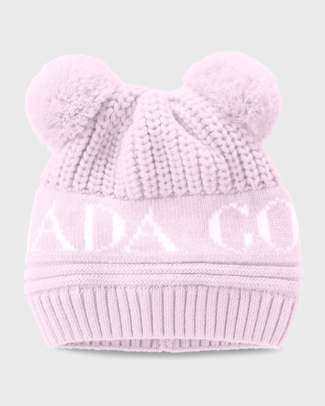 Kid's Double Pompom Beanie Hat, Baby