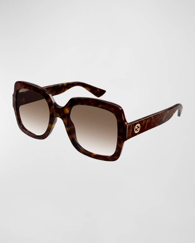 Gradient GG Square Injection Plastic Sunglasses