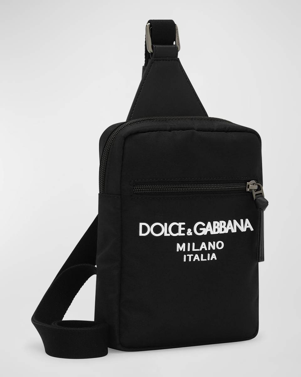 Girl's 3D Logo-Print Crossbody Bag