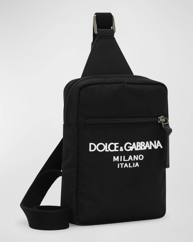 Girl's 3D Logo-Print Crossbody Bag