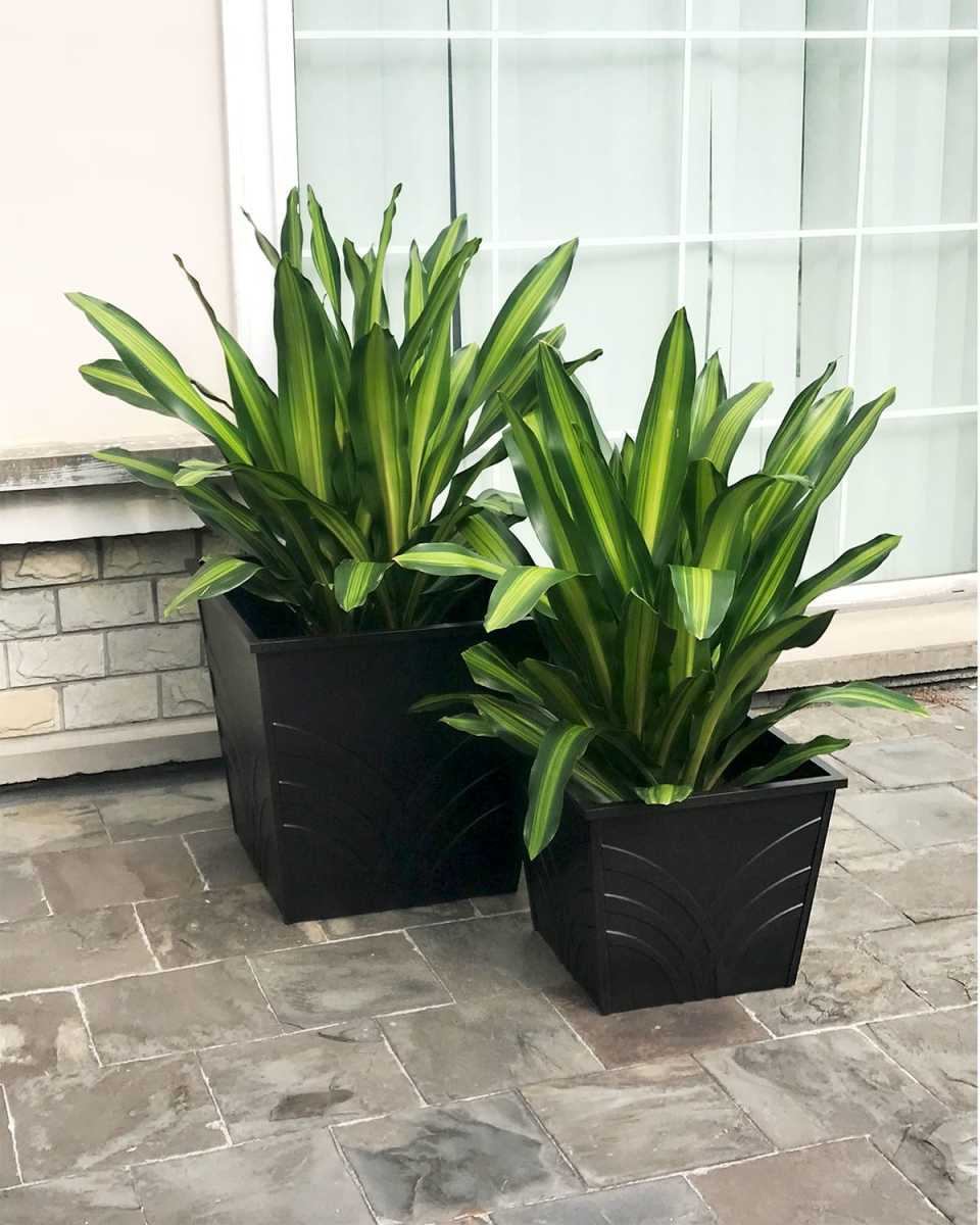 Palm Outdoor 2-Pack Planter Boxes, 18" & 24"