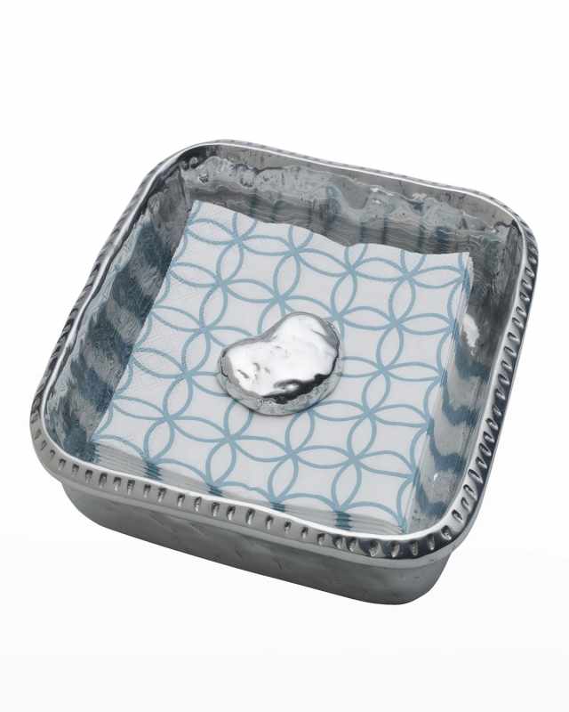 River Rock Napkin Box with Weight