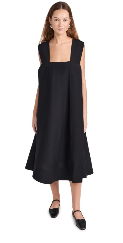 CO Border Dress Black
