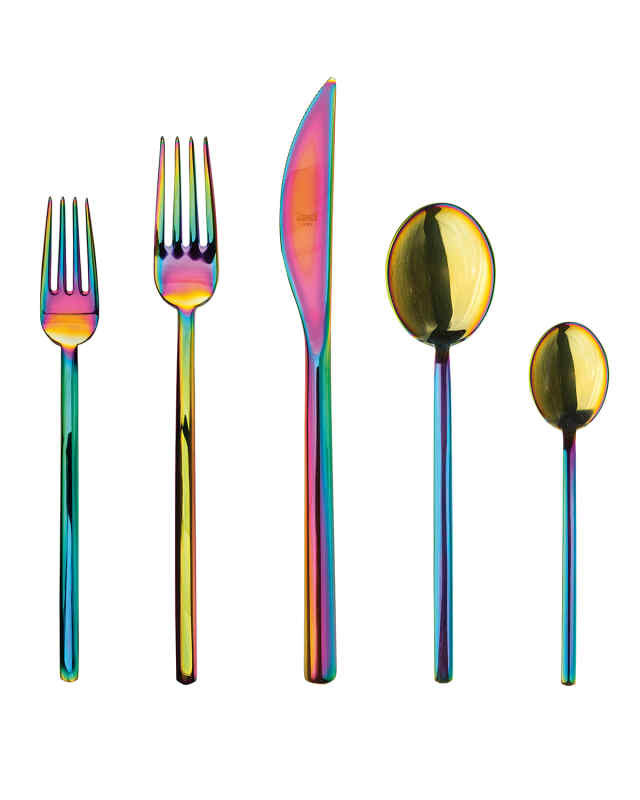Due Rainbow 5-Piece Flatware Set