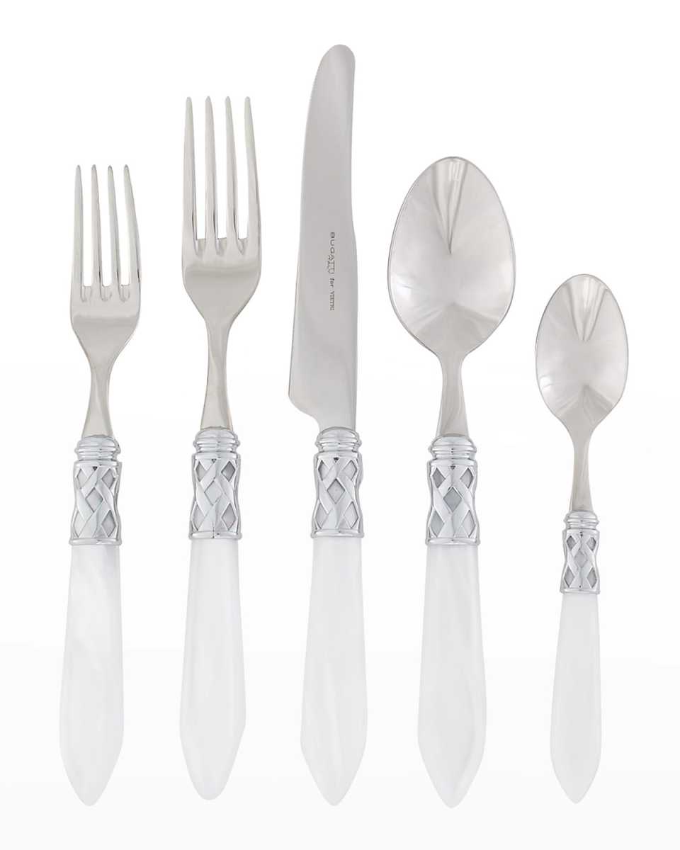 Aladdin Brilliant White Place Setting, Set of 5