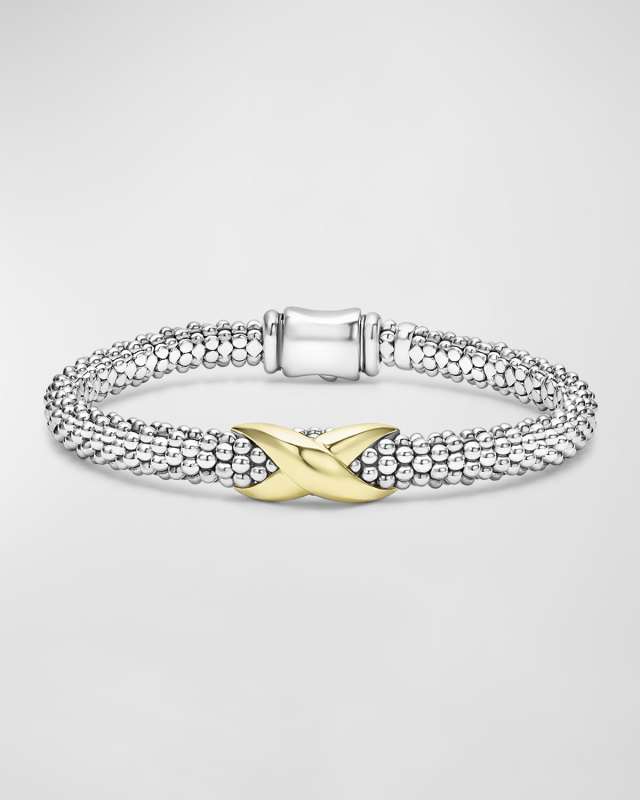Embrace X Station 18K Caviar Bracelet