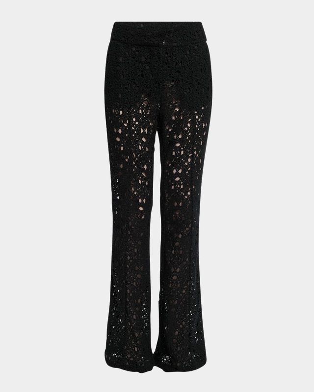 Dover Cashmere Lace Flared Pants