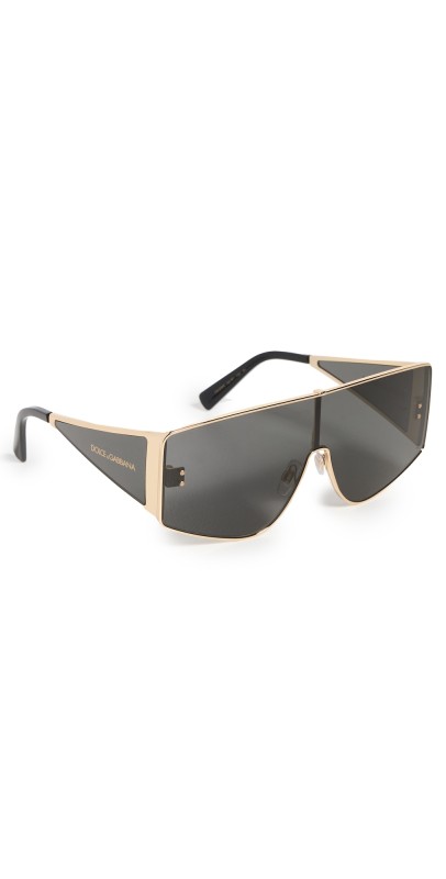 Dolce & Gabbana DG2305 Rectangular Sunglasses Gold