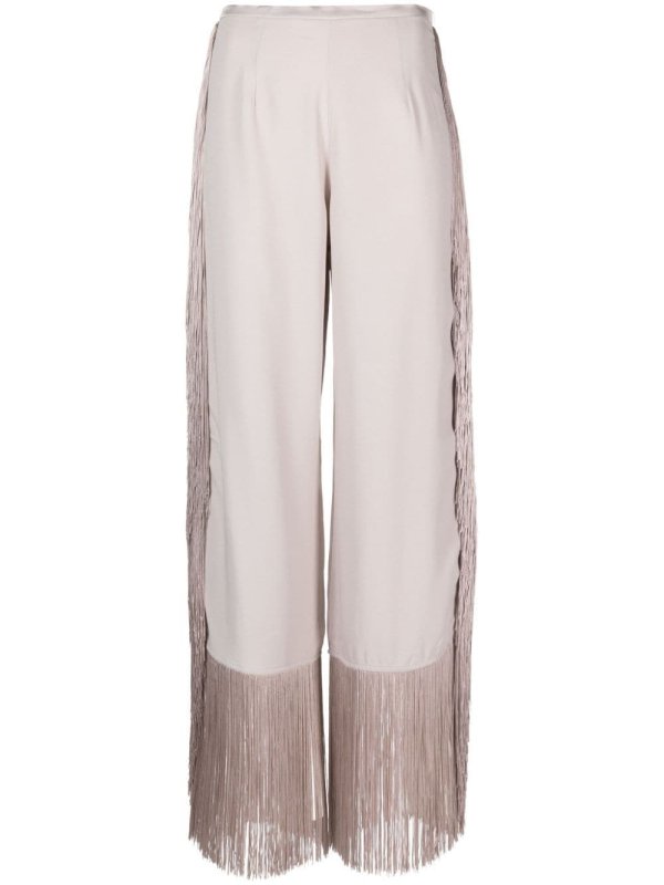 Nevada fringed wide-leg trousers