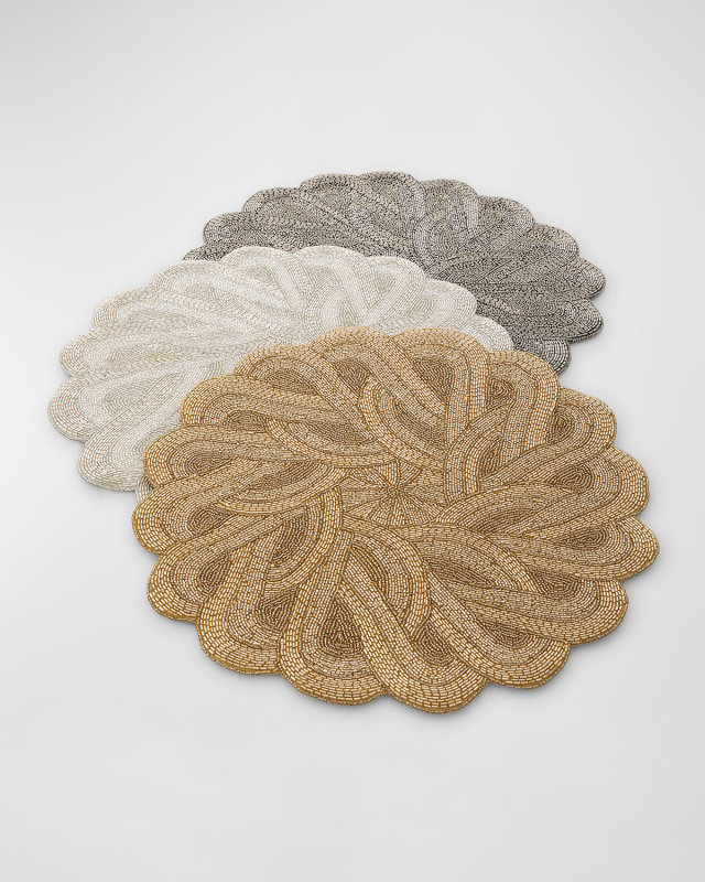 Braided Beaded Placemat