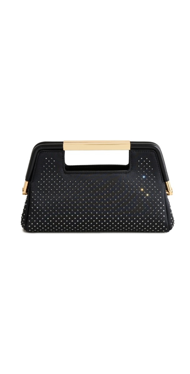 DeMellier Mini Seville Clutch Black/Grey