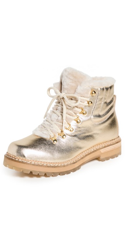 Montelliana Camelia Icon Boots White Gold