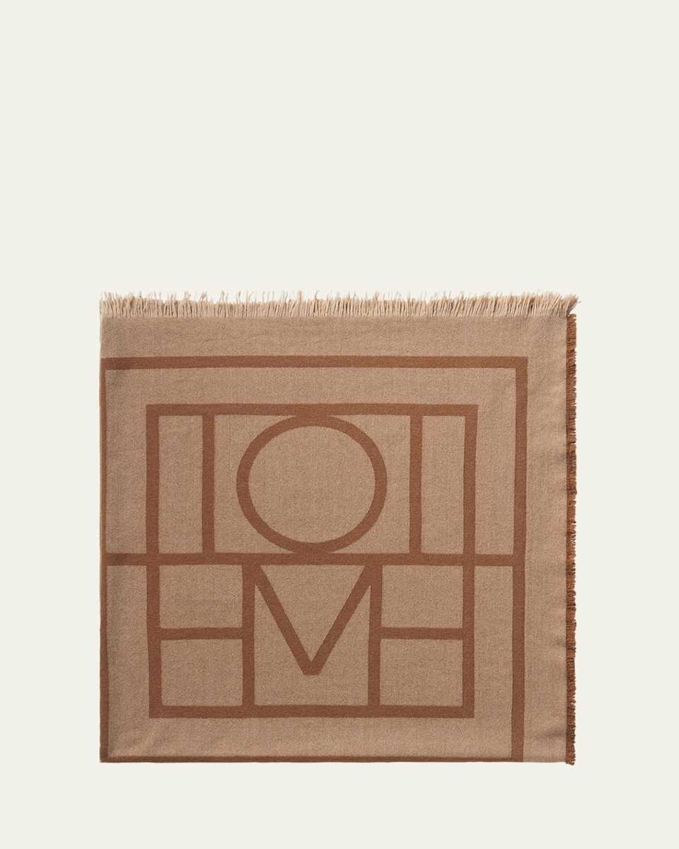 Monogram Cashmere-Blend Scarf