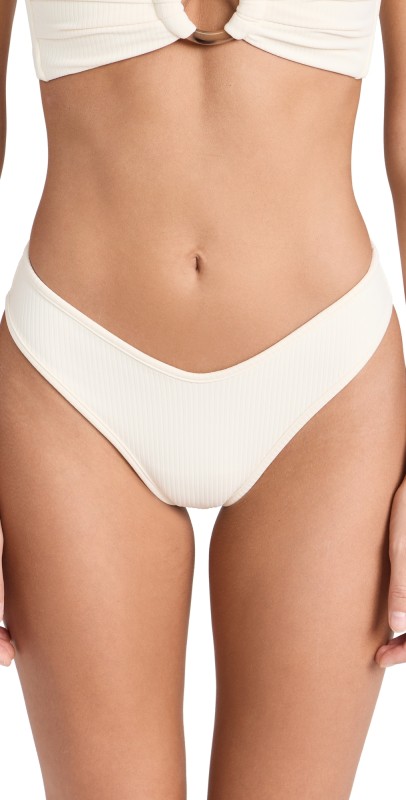 Montce Lulu Bikini Bottoms Cream Rib