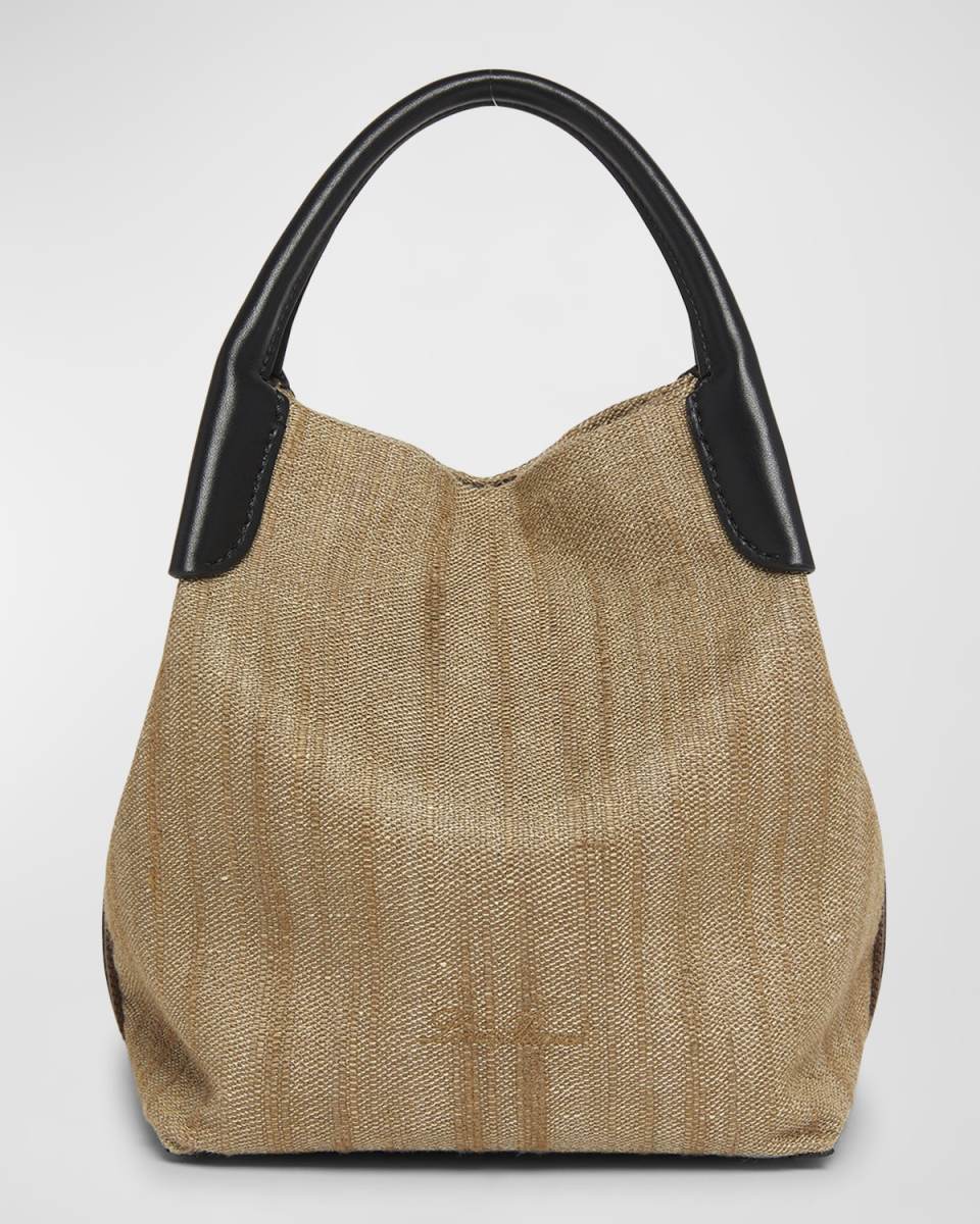 Bale Small Rustic Silk Top-Handle Bag