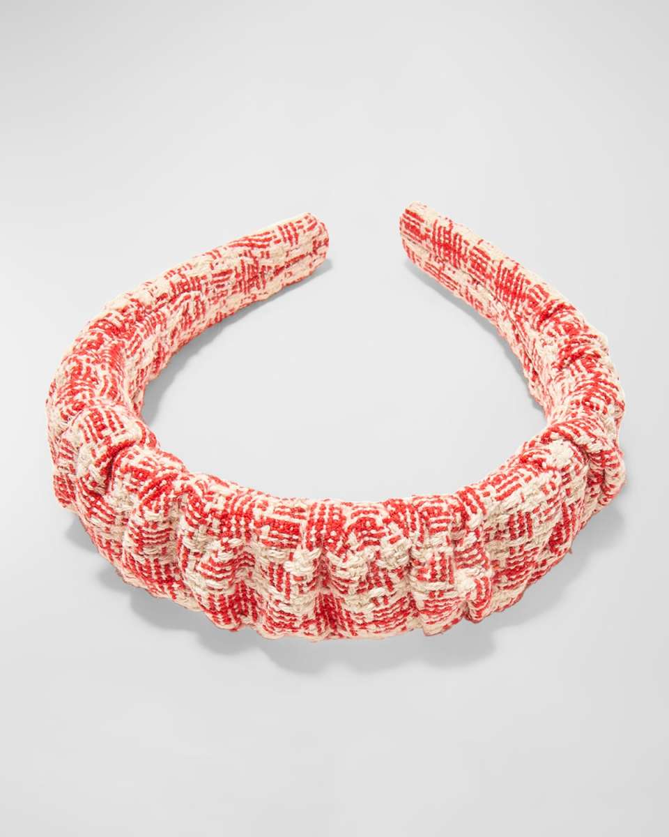 Kelly Ruched Tweed Headband