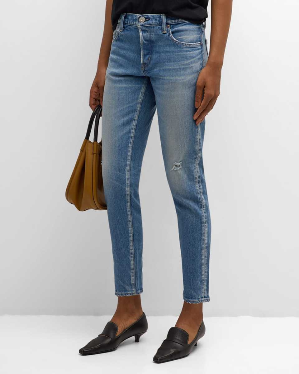 Kendall Tapered Cropped Jeans
