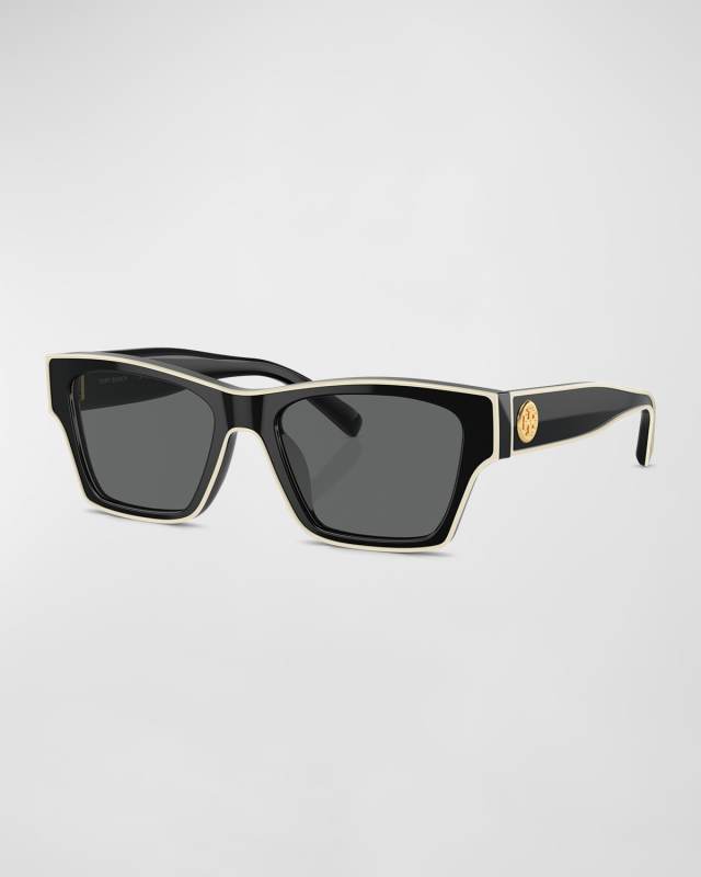 Outlined Rectangle Sunglasses